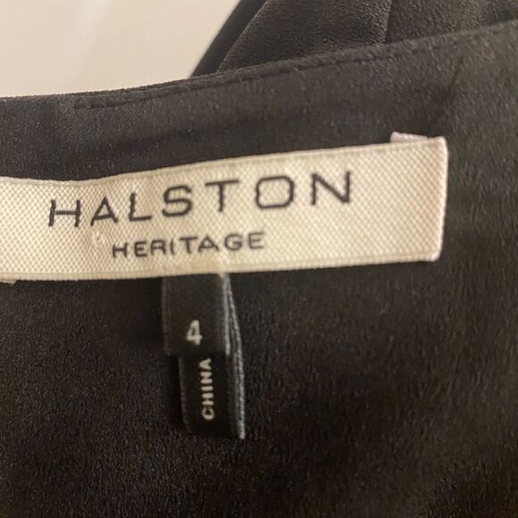 Halston Heritage chain trim cut out dress, size 4 - Picture 10 of 12